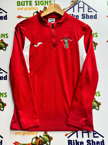 Bute Shinty Club half zip sweater