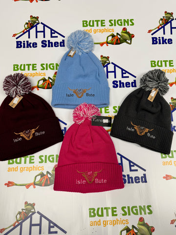 Isle of Bute Pompom hats