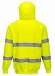 Hi-Vis Hooded Sweatshirt Yellow