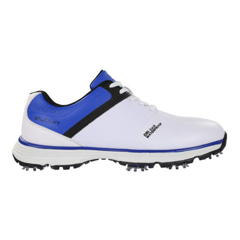 Stuburt PCT-sport Spiked Golf Shoes (White/Blue)