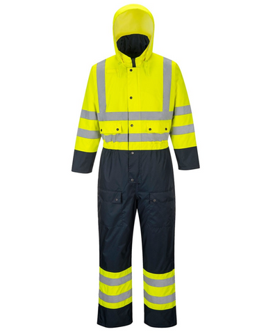 Portwest Lined HiVis Coverall