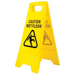 Wet Floor Warning Sign Yellow